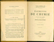 Livres Sciences - Pierre Massoulier Eléments de Chimie Librairie Vuibert Paris 