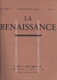 Revue La Renaissance