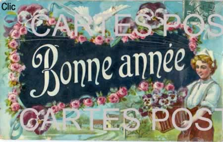 Cartes postales anciennes Bonne Année