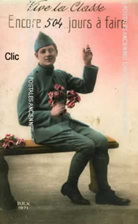 Cartes postales anciennes Fantaisie Militaire