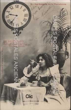 Cartes postales anciennes Journée Parisienne