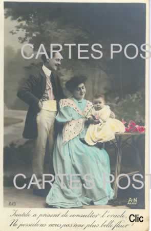 Cartes Postales Anciennes Personnage- Fantaisie