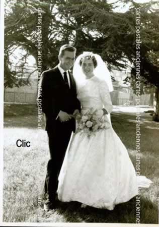 Cartes postales anciennes Photos mariage