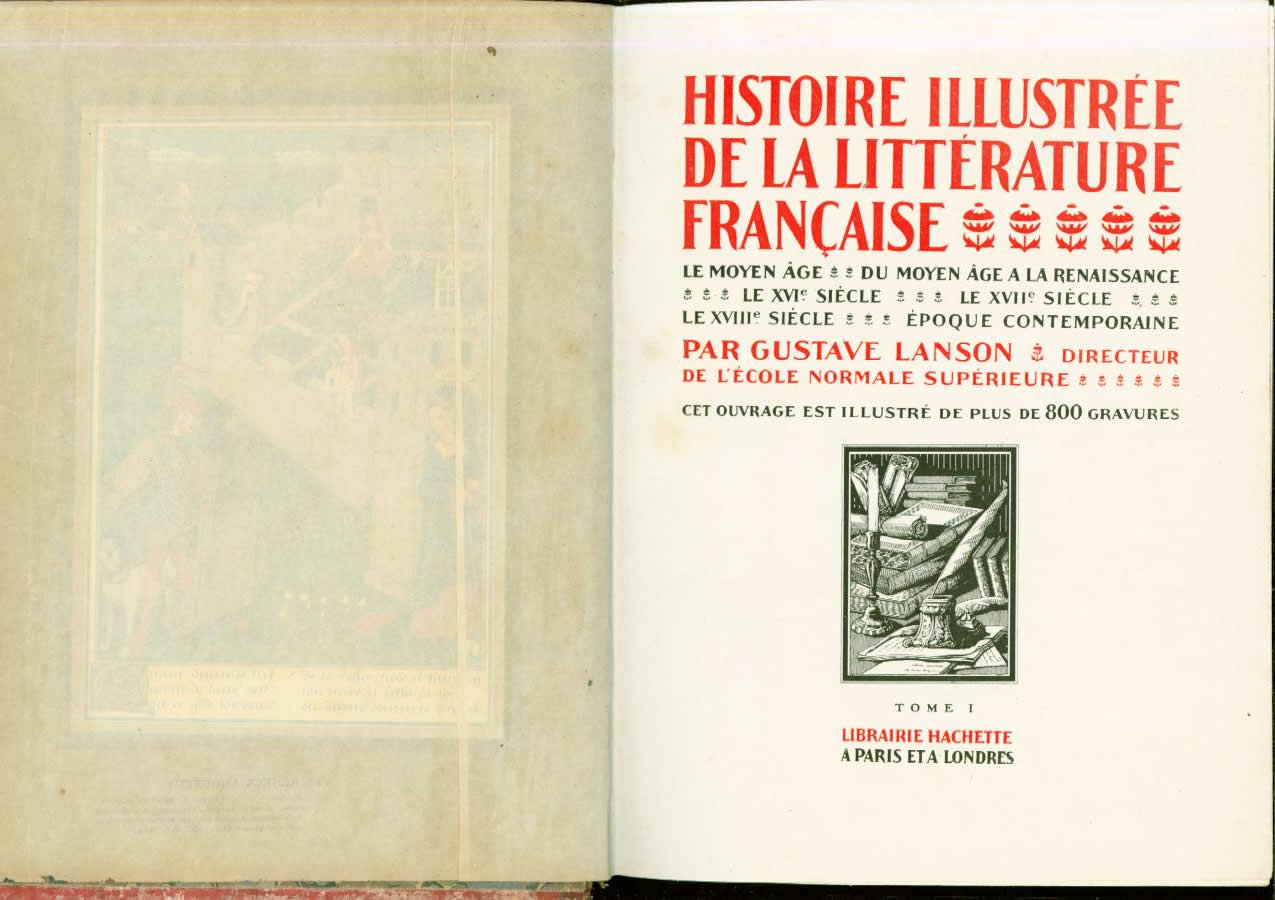 Livres Litteratures anciennes