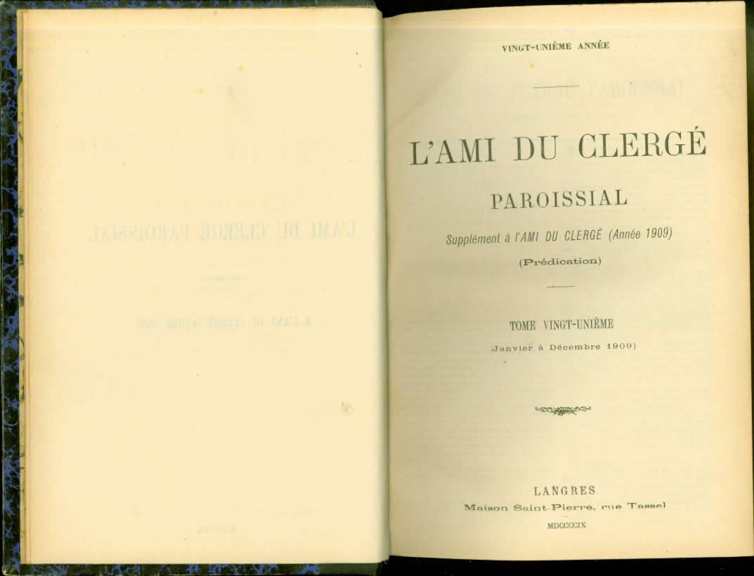 Livres anciens religieux