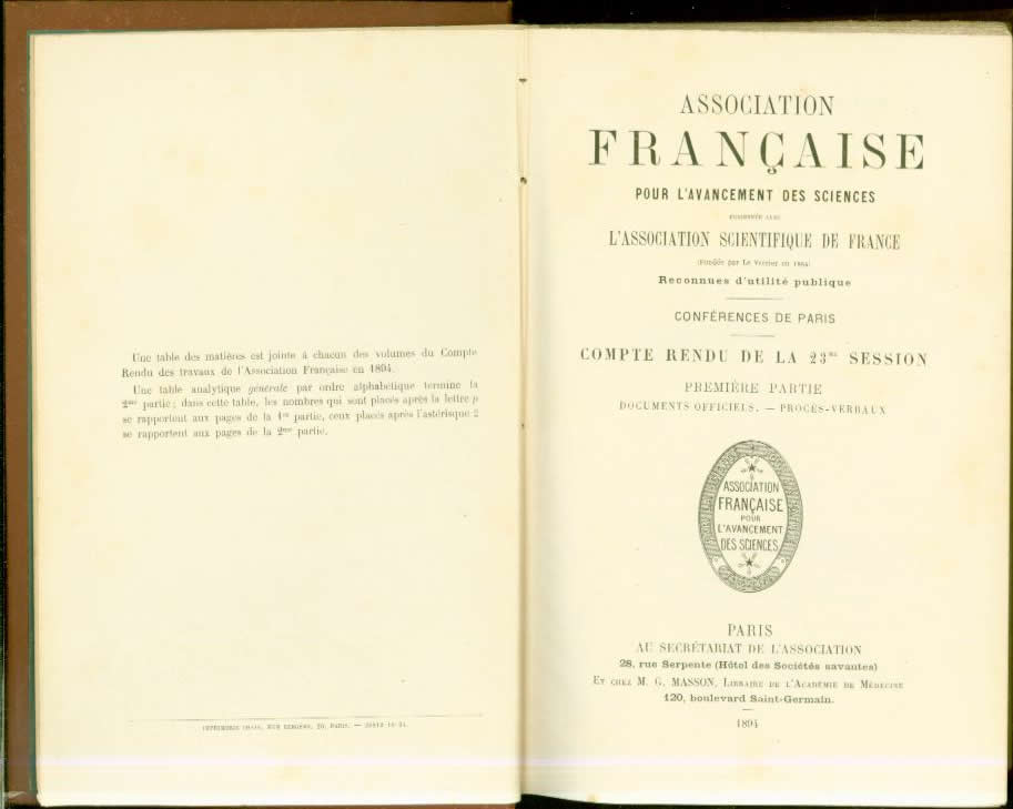 Livres Anciens Sciences