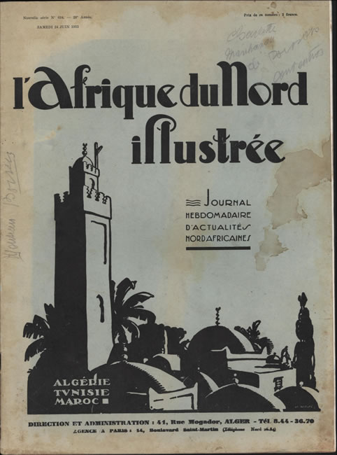 Revue L'Afrique du Nord Illustré